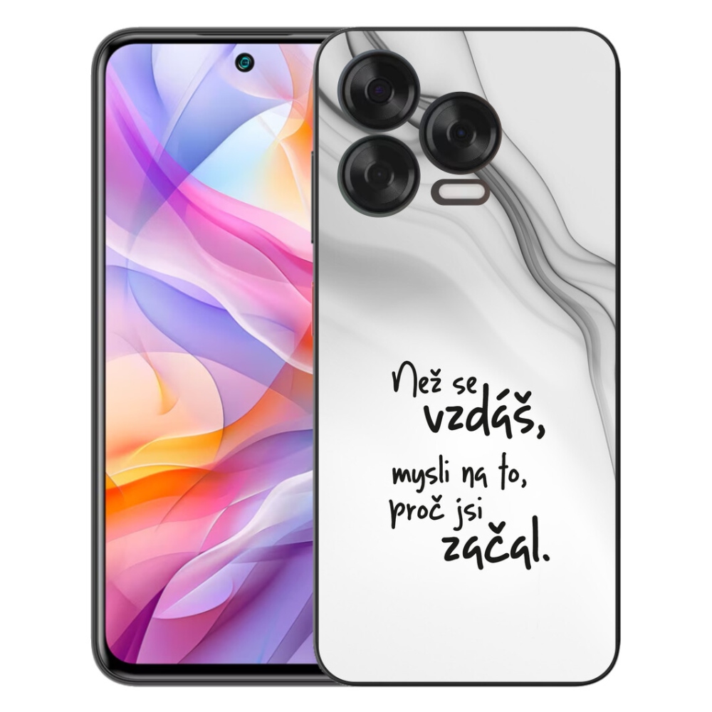 mmCase gél tok a ZTE Blade V70 Vita-hoz – idézet 2, fehér háttérrel