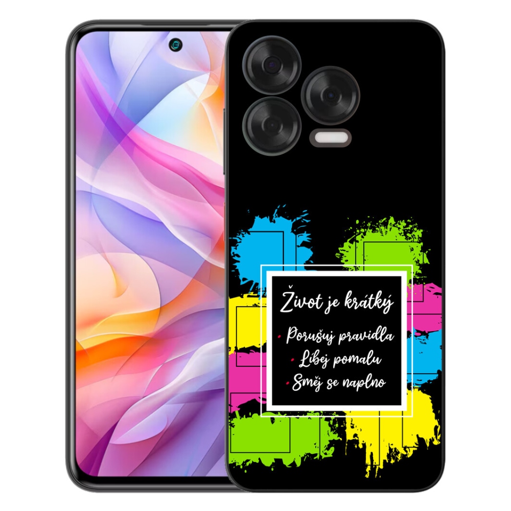 mmCase géltok a ZTE Blade V70 Vita-hoz – idézet 5, fekete háttérrel