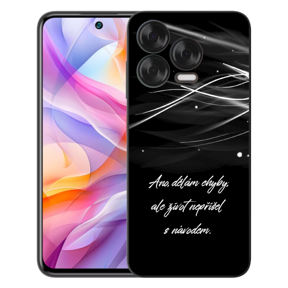 mmCase gél tok a ZTE Blade V70 Vita készülékhez – idézet fekete háttérrel