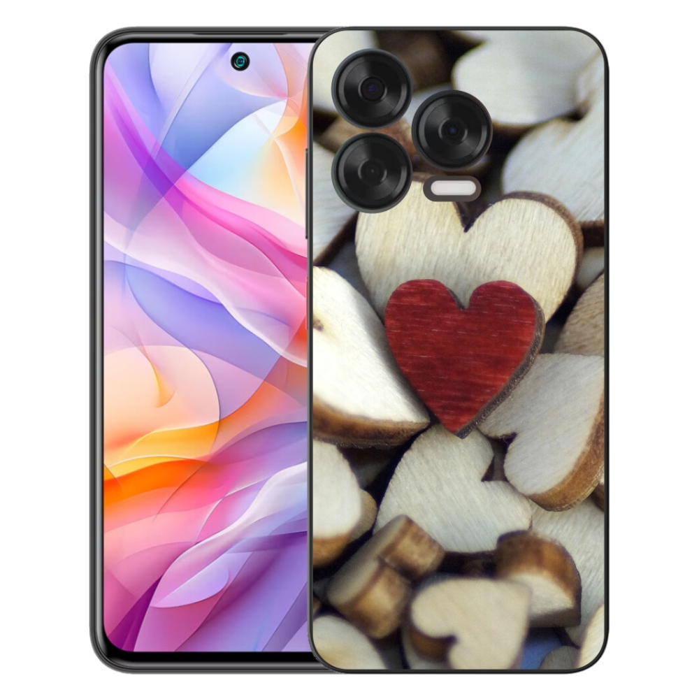 mmCase gél tok a ZTE Blade V70 Vita készülékhez – gravírozott piros szív 