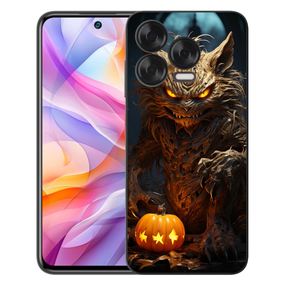 mmCase gél tok a ZTE Blade V70 Vita-hoz – halloweeni szörny