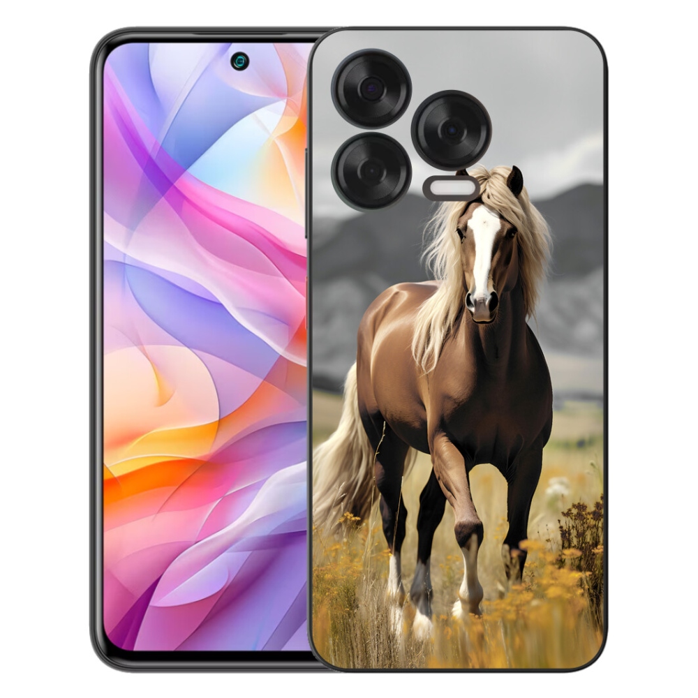 mmCase gél tok a ZTE Blade V70 Vita készülékhez – barna ló 1