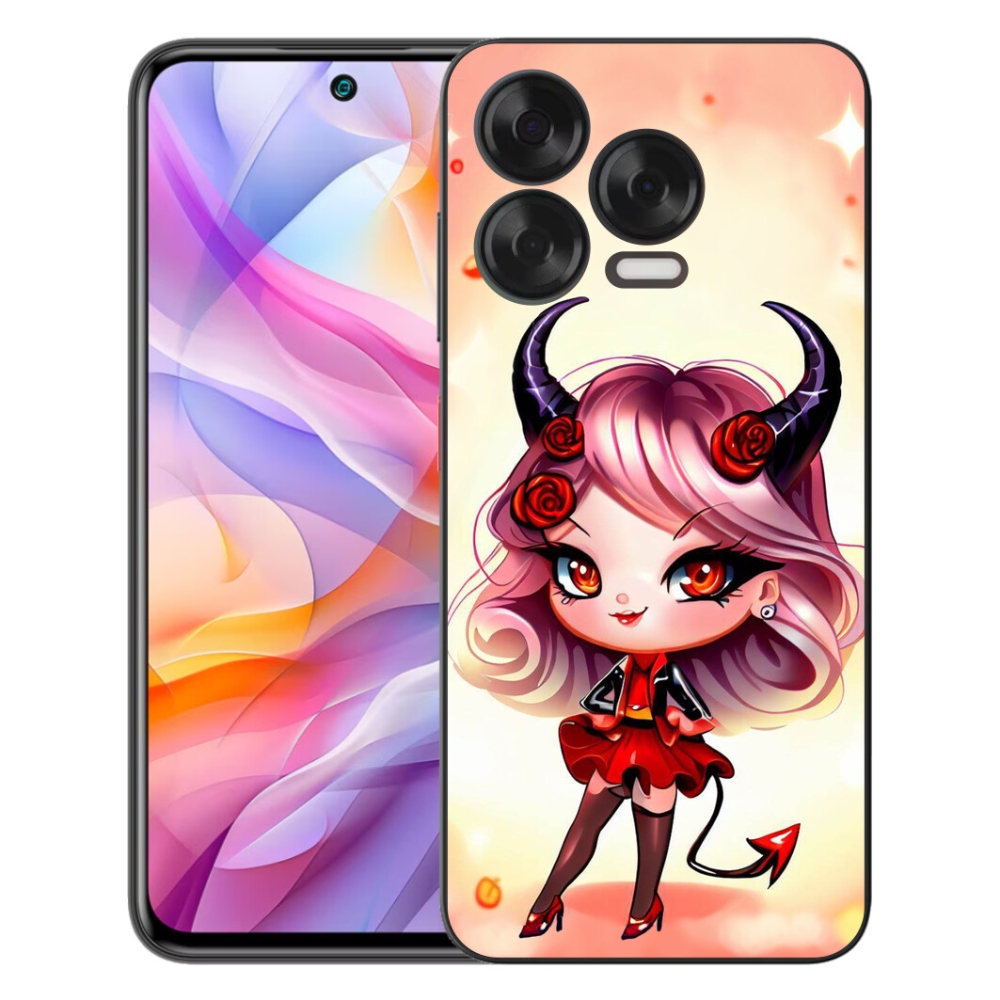 mmCase gél tok a ZTE Blade V70 Vita-hoz – rajzolt kis ördög