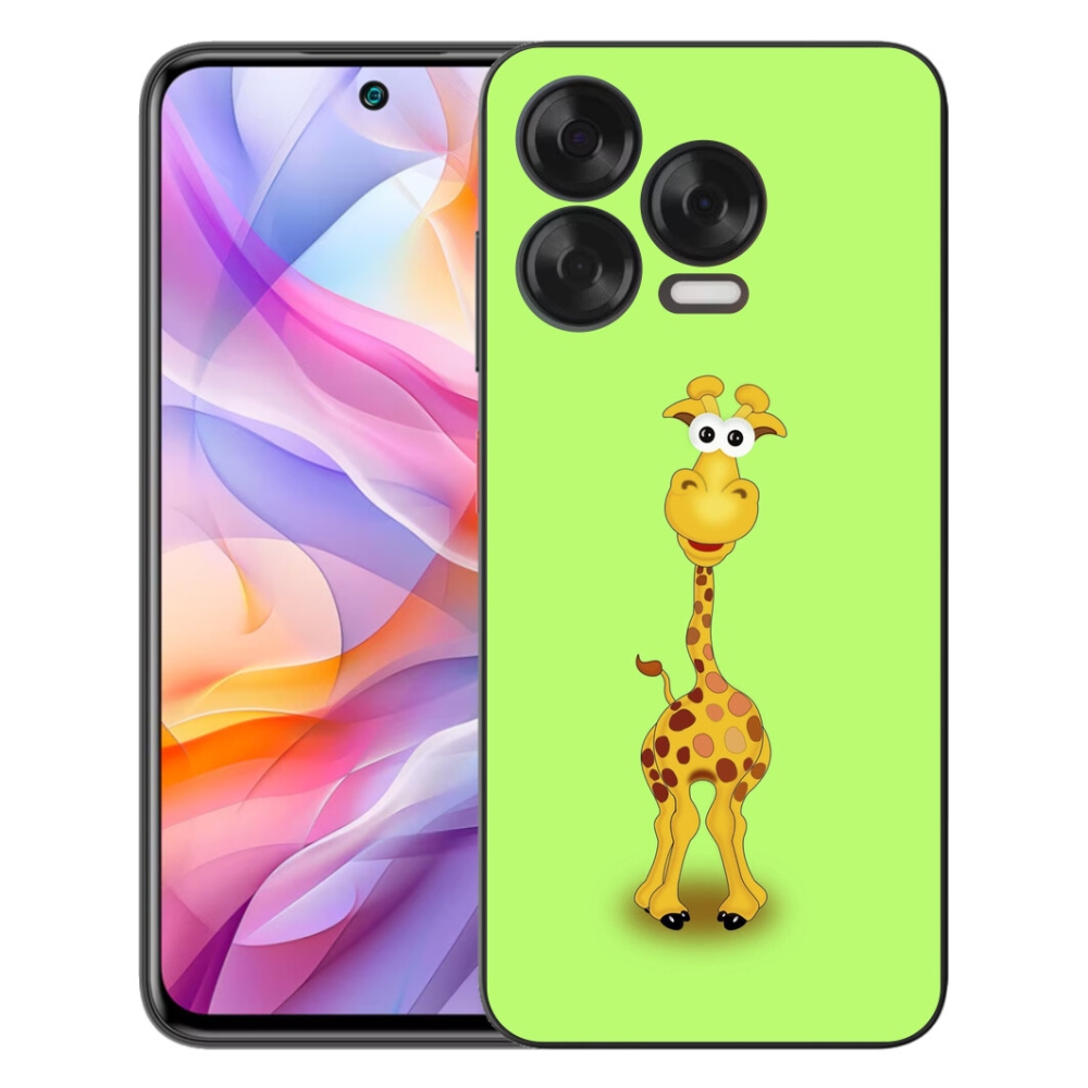 mmCase gél tok a ZTE Blade V70 Vita készülékhez – rajzolt zsiráf