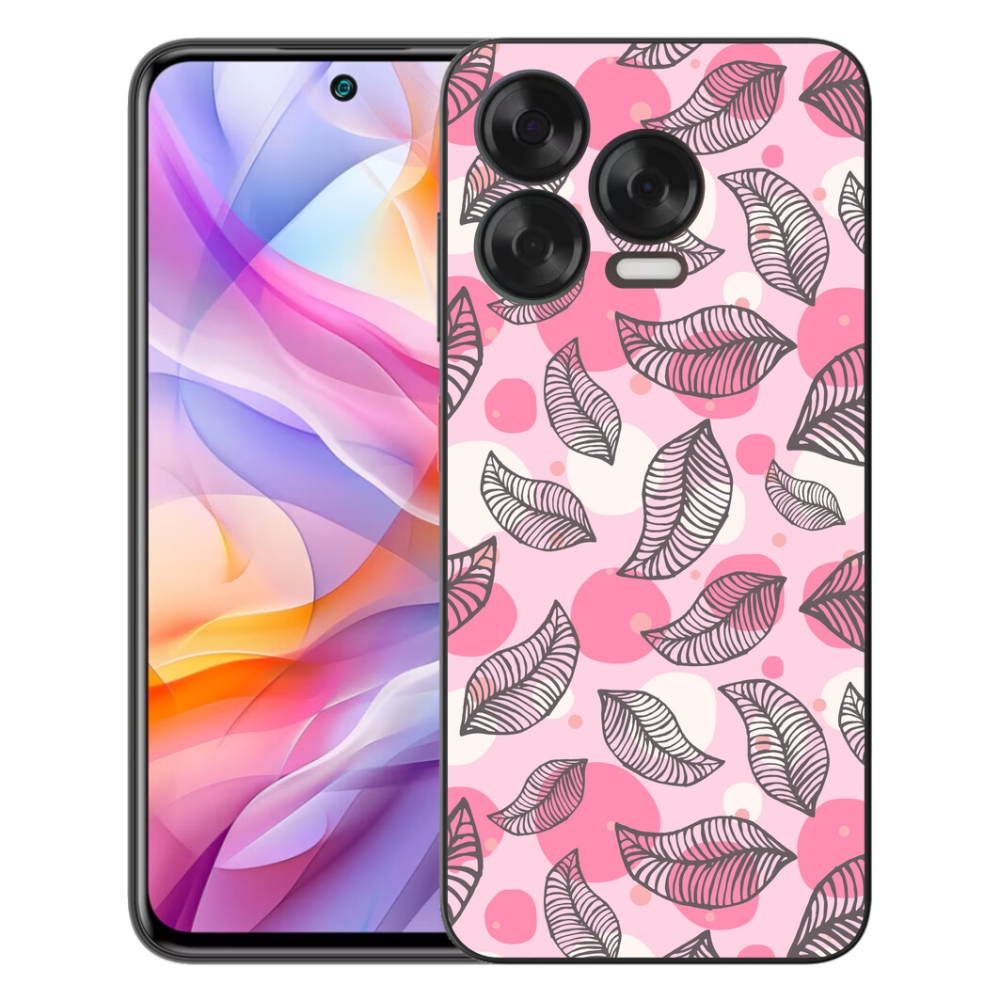 mmCase gél tok a ZTE Blade V70 Vita készülékhez – rajzolt hulló levelek