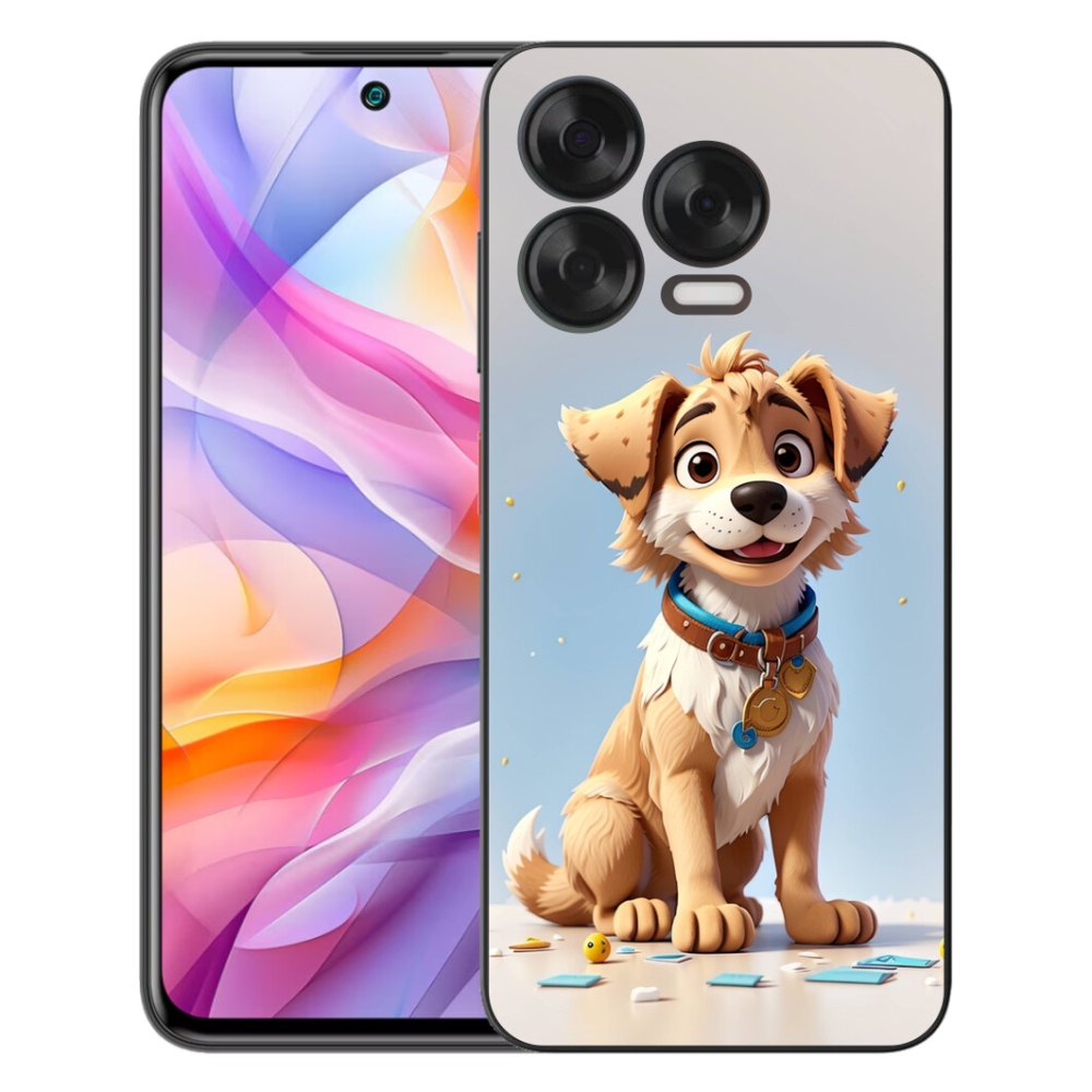 mmCase gél tok a ZTE Blade V70 Vita készülékhez – rajzolt kiskutya