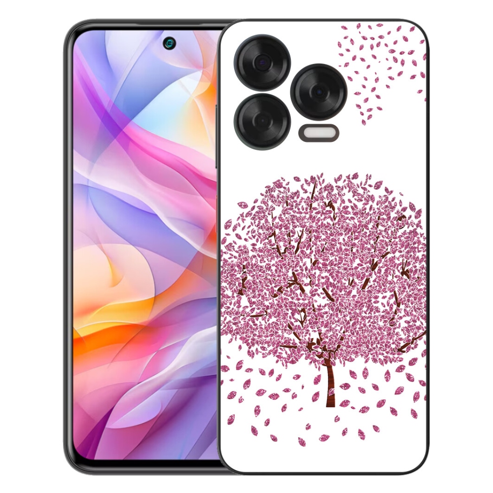 mmCase gélhuzat a ZTE Blade V70 Vita készülékhez – rajzolt fa levelekkel