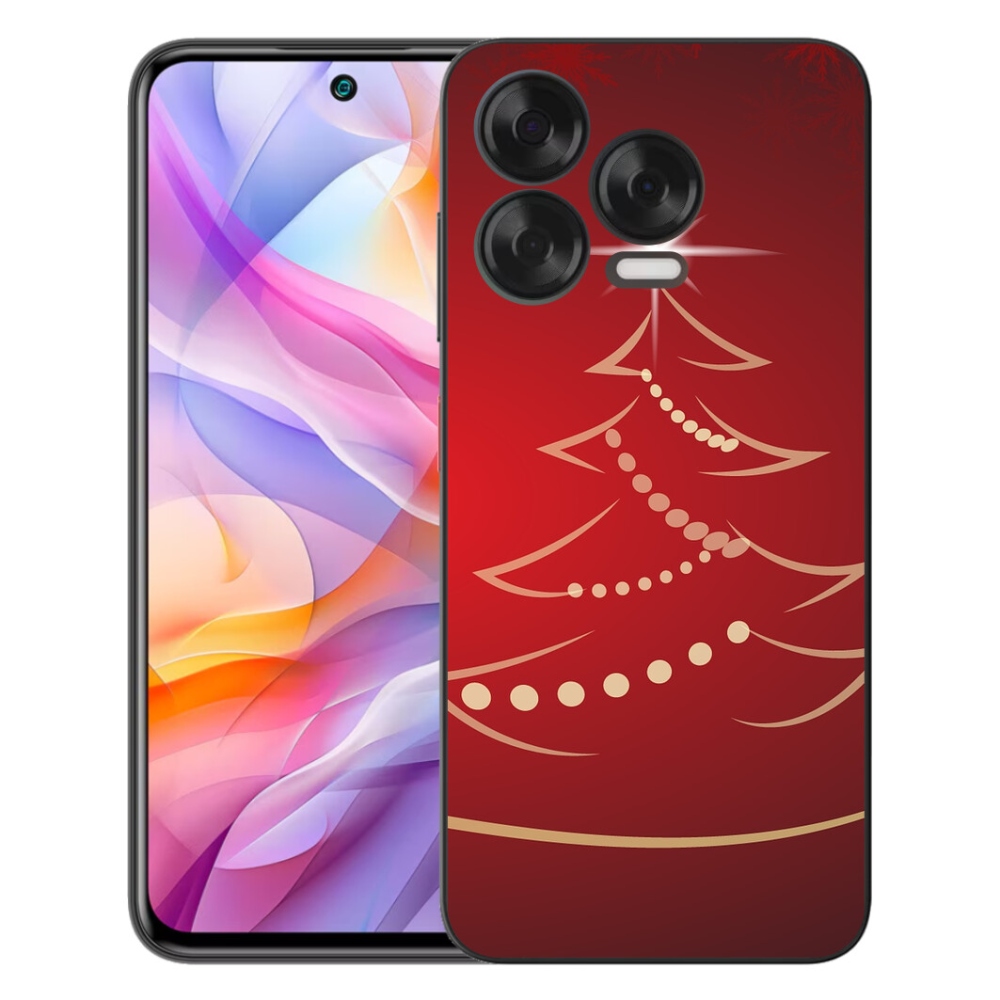 mmCase gél tok a ZTE Blade V70 Vita készülékhez – rajzolt karácsonyfa