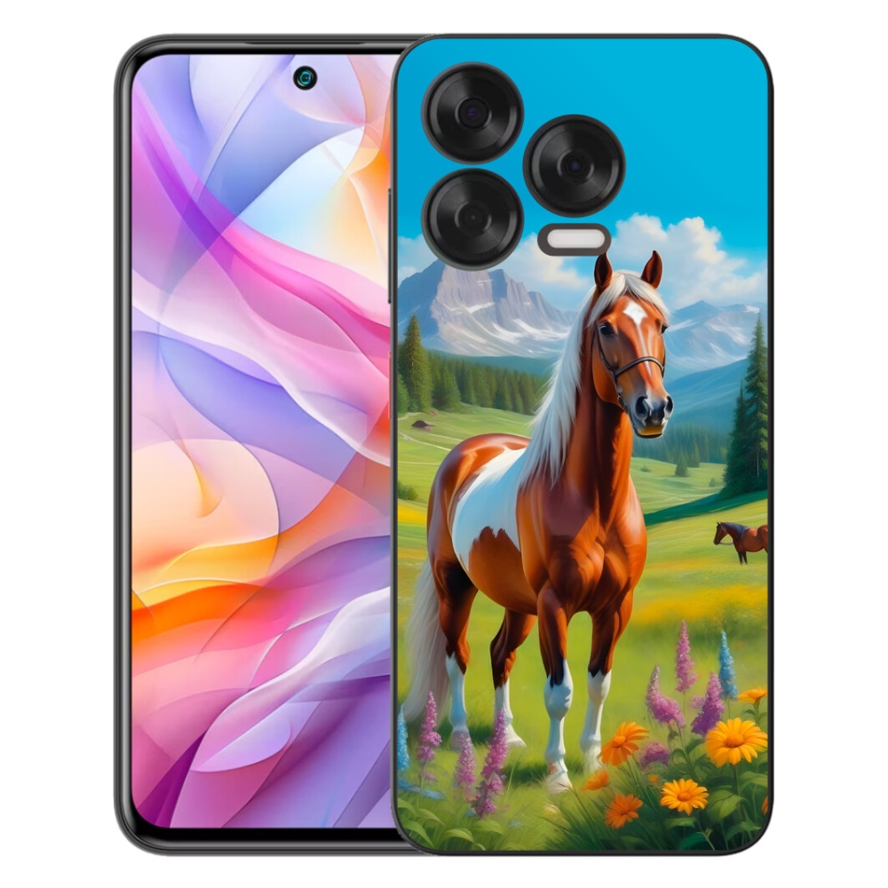 mmCase gélhuzat a ZTE Blade V70 Vita-hoz – ló a réten