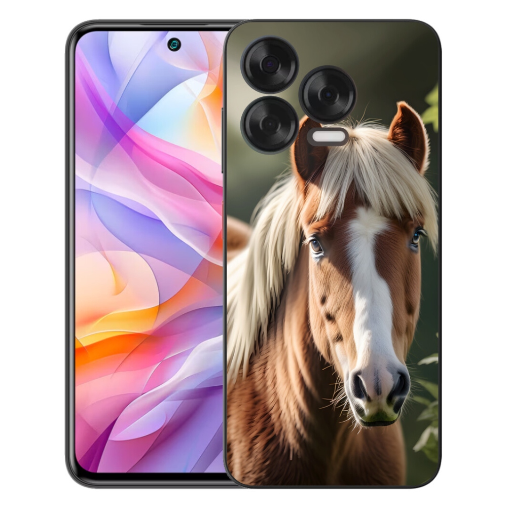 mmCase gél tok a ZTE Blade V70 Vita készülékhez – világos sörényű ló