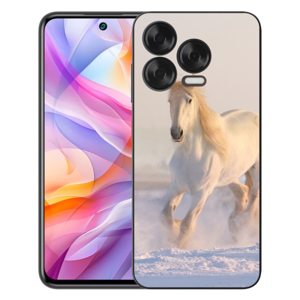 mmCase gélhuzat a ZTE Blade V70 Vita készülékhez – ló a hóban