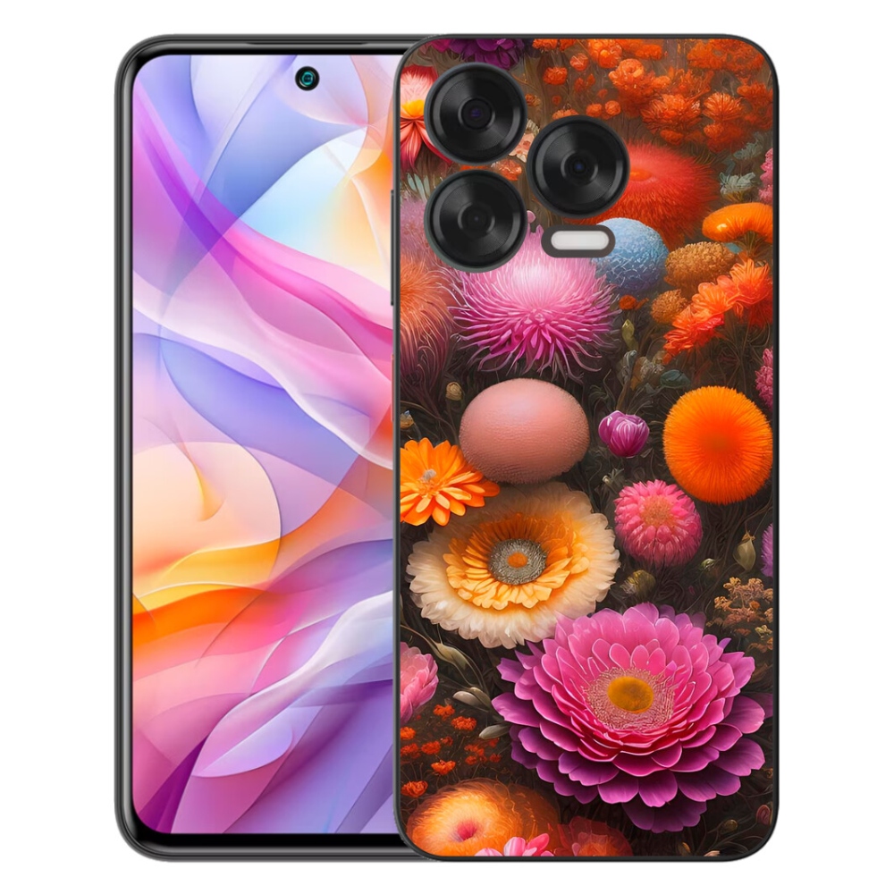 mmCase gél tok a ZTE Blade V70 Vita készülékhez – virágkompozíció