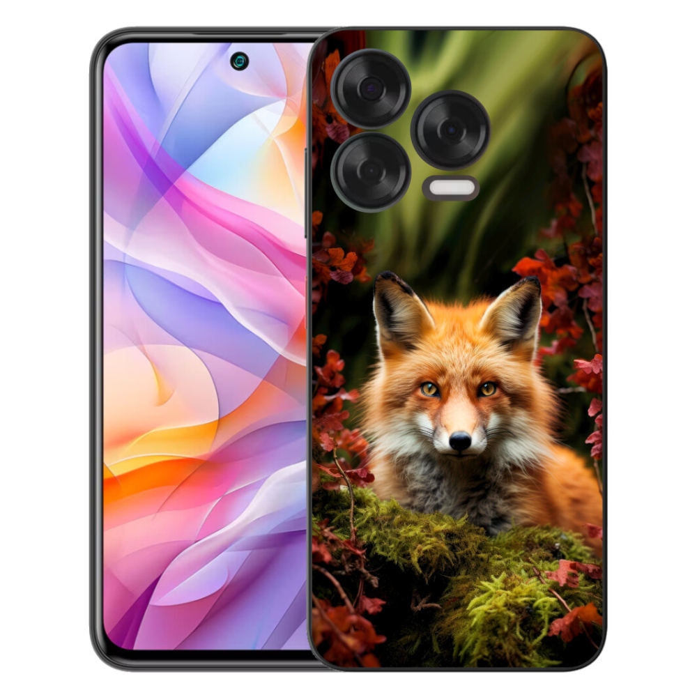mmCase gélhuzat a ZTE Blade V70 Vita készülékhez – róka az erdőben