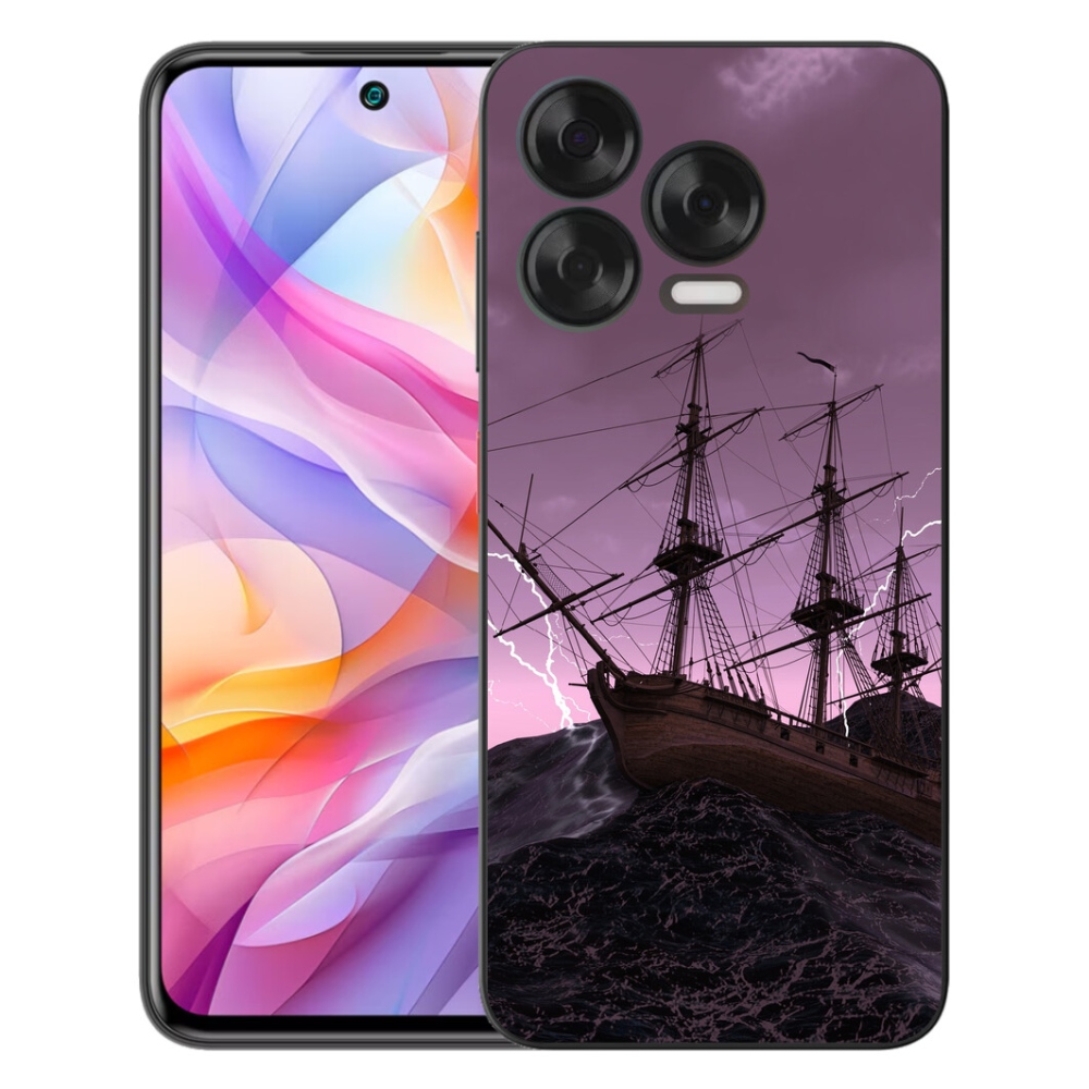 mmCase gél tok a ZTE Blade V70 Vita-hoz – hajó a viharban