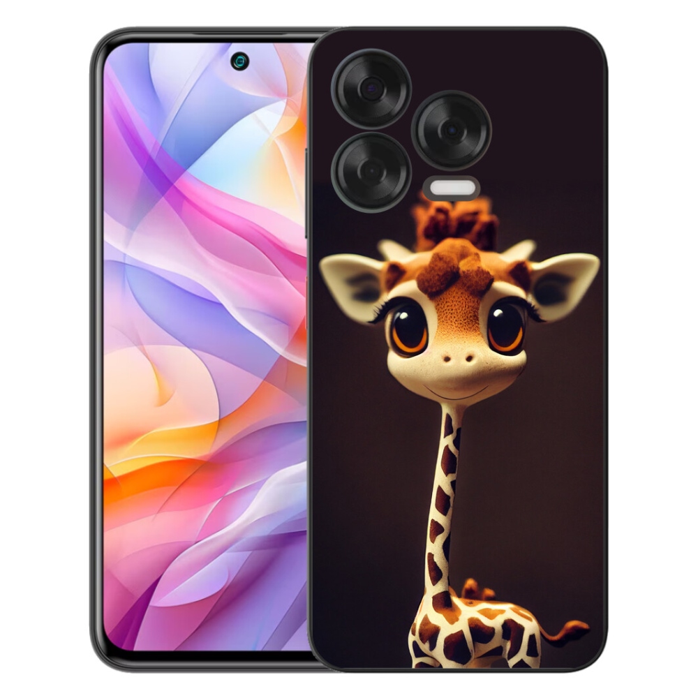 mmCase gél tok a ZTE Blade V70 Vita-hoz – kis zsiráf