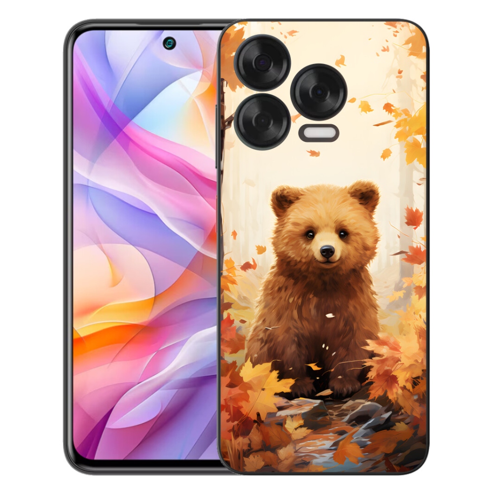 mmCase gélhuzat a ZTE Blade V70 Vita készülékhez – medve az erdőben