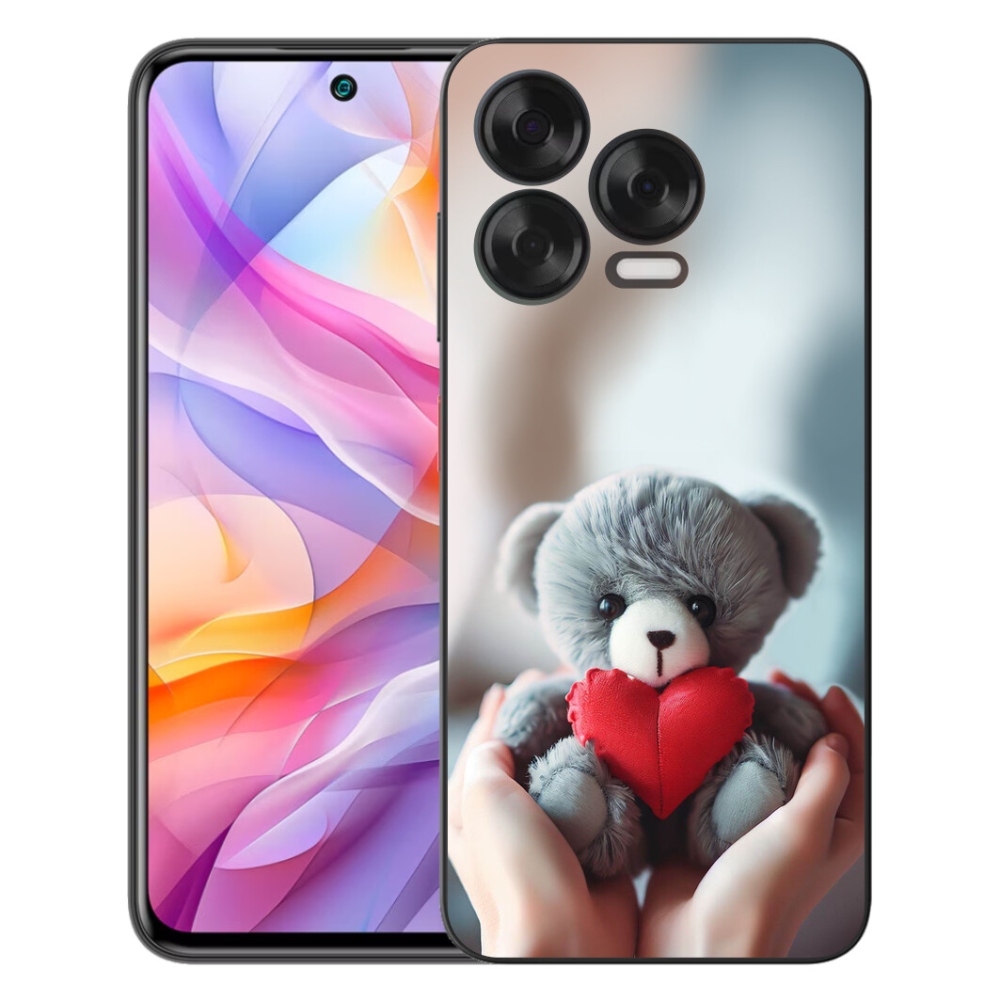 mmCase gél tok a ZTE Blade V70 Vita-hoz – mackó a szerelmeseknek