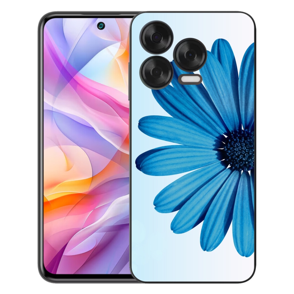 mmCase gél tok a ZTE Blade V70 Vita készülékhez – kék margaréta