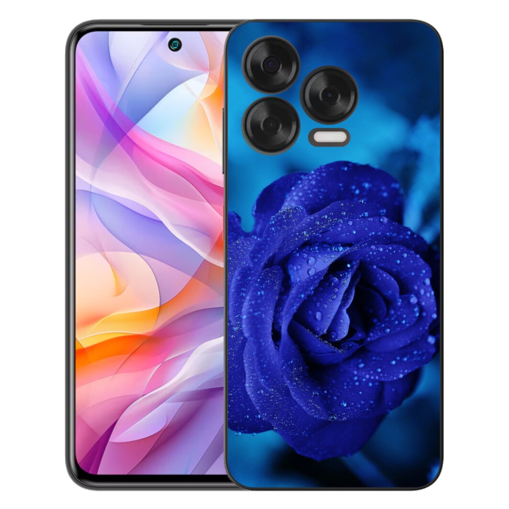 mmCase gél tok a ZTE Blade V70 Vita készülékhez – kék rózsa
