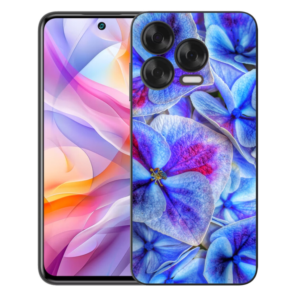 mmCase gél tok a ZTE Blade V70 Vita készülékhez – kék virágok 1