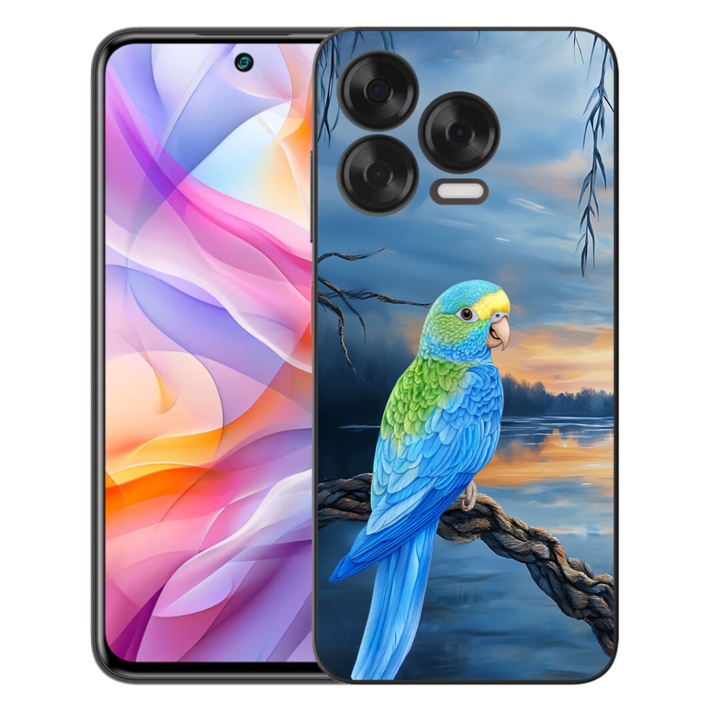 mmCase géltok a ZTE Blade V70 Vita készülékhez – kék papagáj