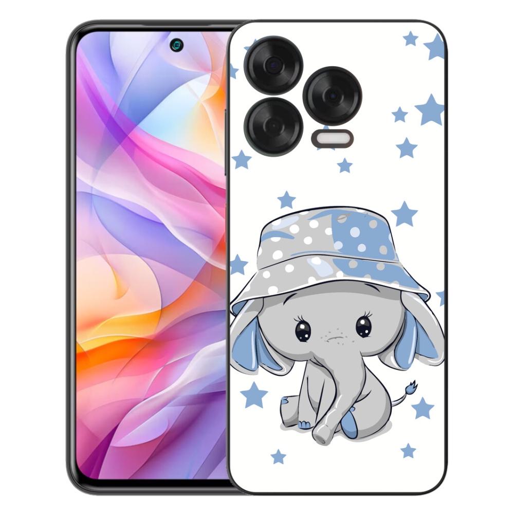 mmCase gél tok a ZTE Blade V70 Vita készülékhez – kék elefánt