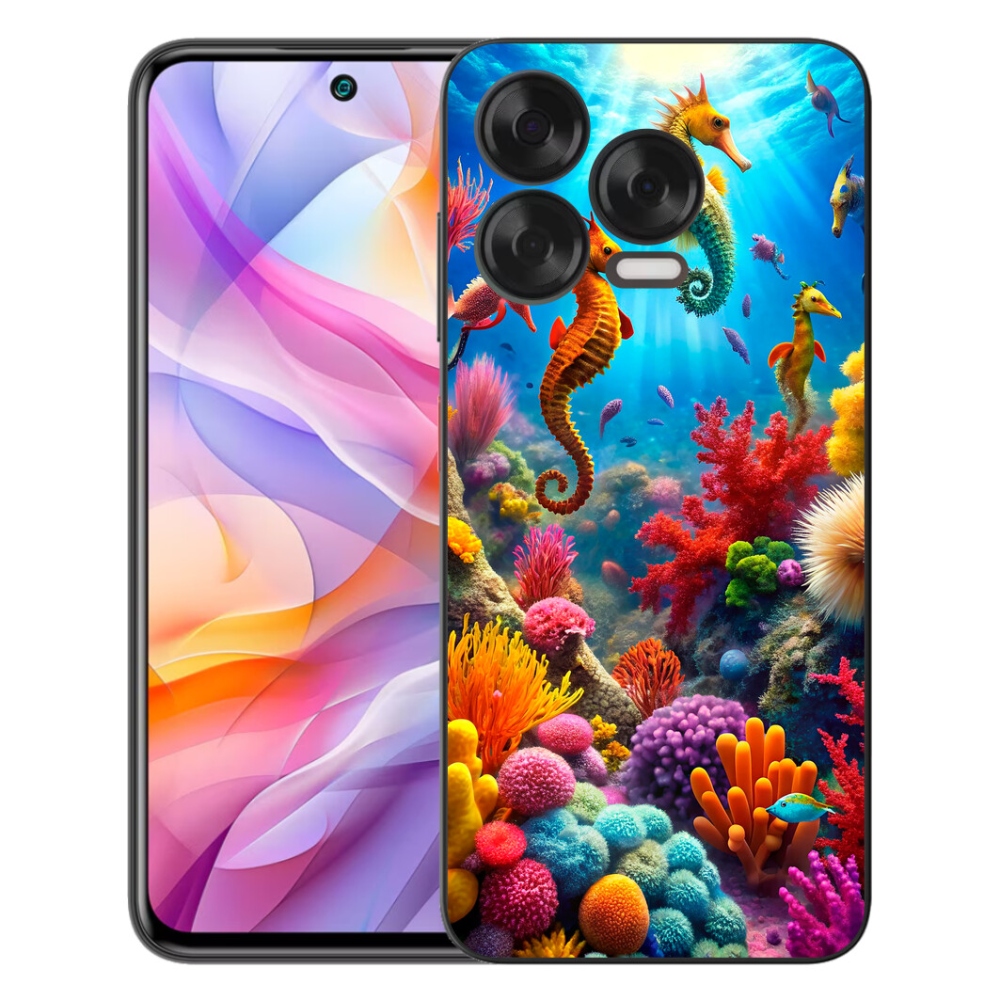 mmCase gélhuzat a ZTE Blade V70 Vita készülékhez – Tengeri világ 3