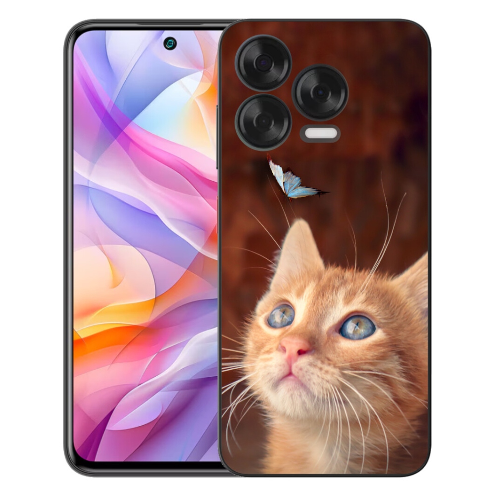 mmCase gél tok a ZTE Blade V70 Vita készülékhez – pillangó és cica