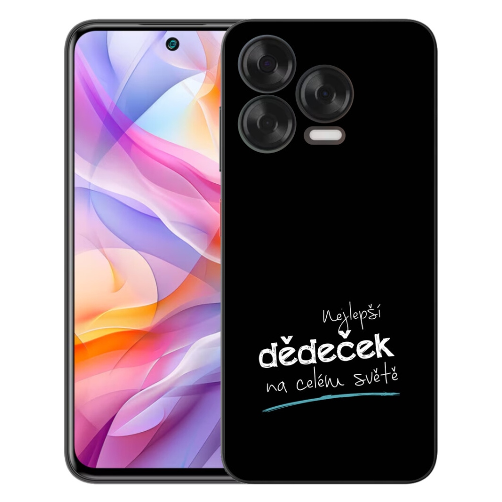 mmCase gél tok a ZTE Blade V70 Vita-hoz – a legjobb „nagypapa 3” fekete háttérrel