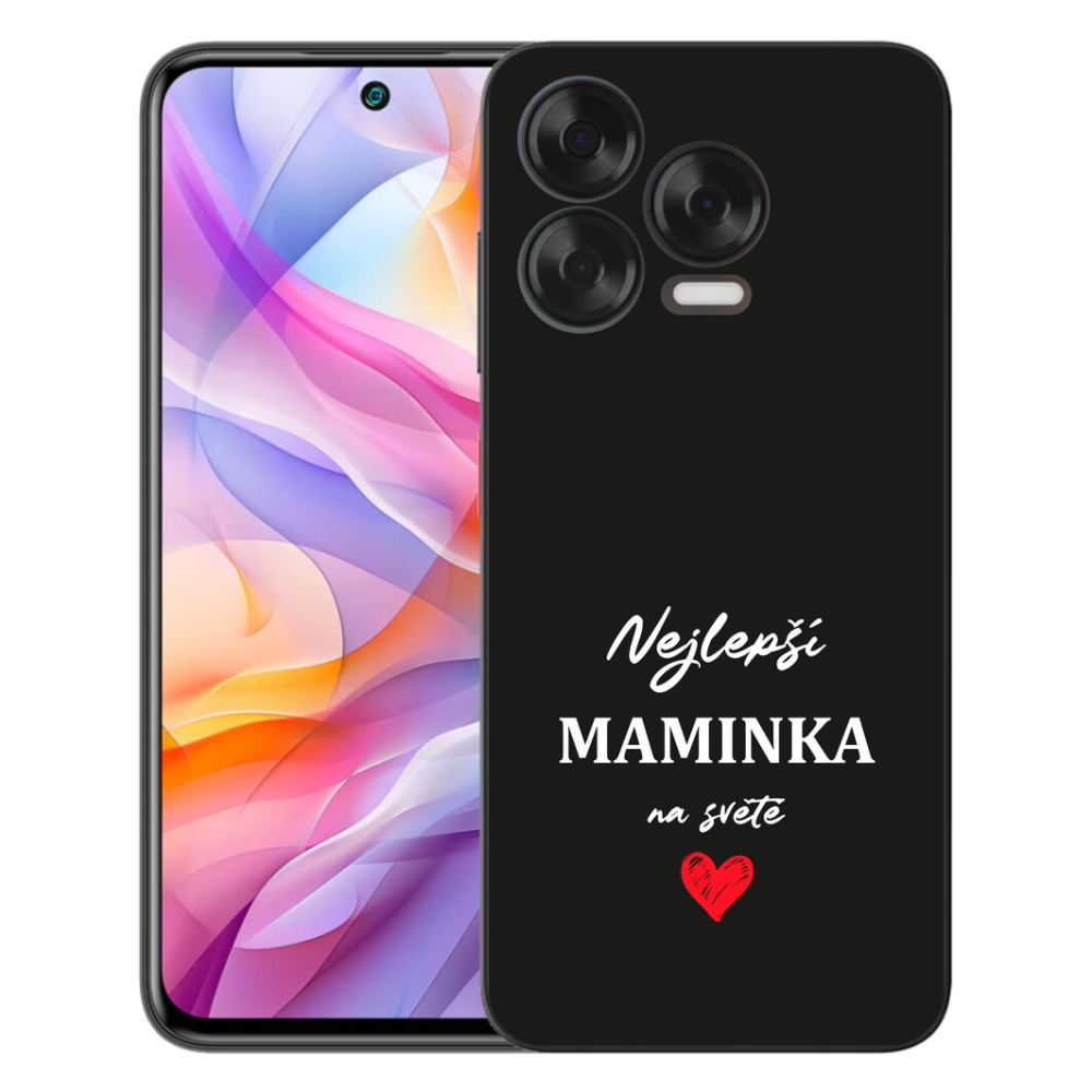 mmCase gél tok a ZTE Blade V70 Vita-hoz – „A legjobb anyuka 1” fekete háttérrel