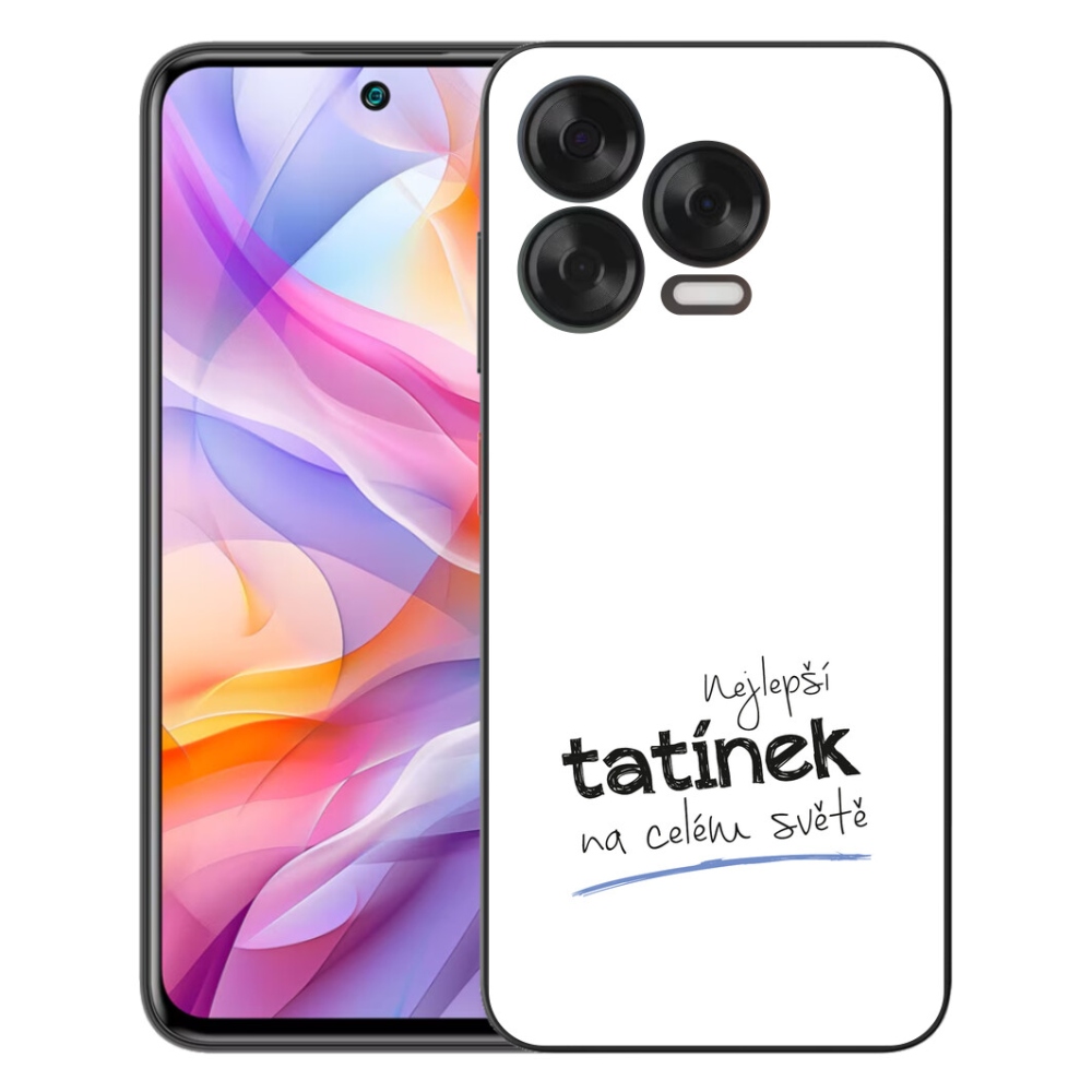 mmCase géltok a ZTE Blade V70 Vita-hoz – „A legjobb apa” felirattal, fehér háttérrel