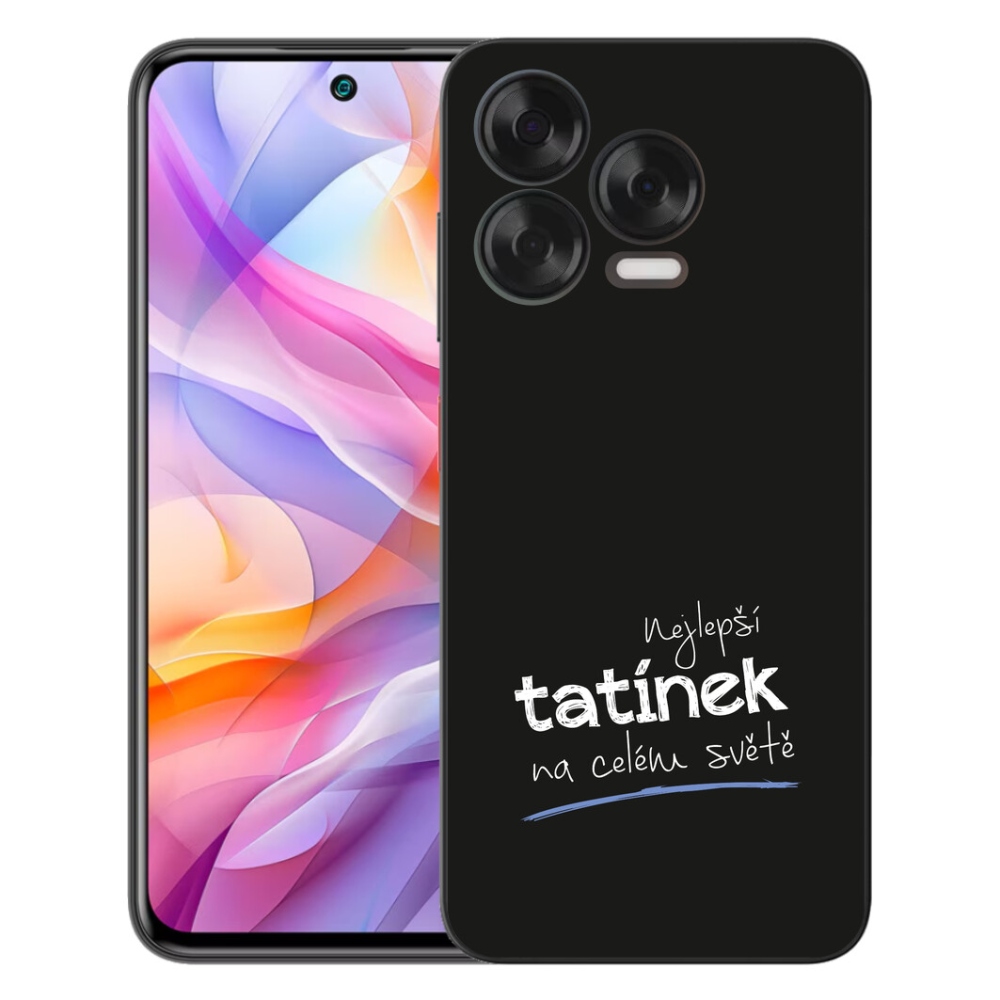 mmCase géltok a ZTE Blade V70 Vita-hoz – „A legjobb apa 4” fekete háttérrel