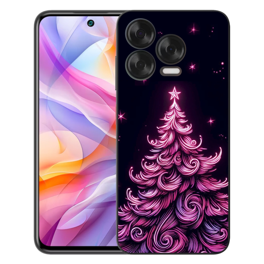 mmCase gél tok a ZTE Blade V70 Vita készülékhez – neon karácsonyfa 2