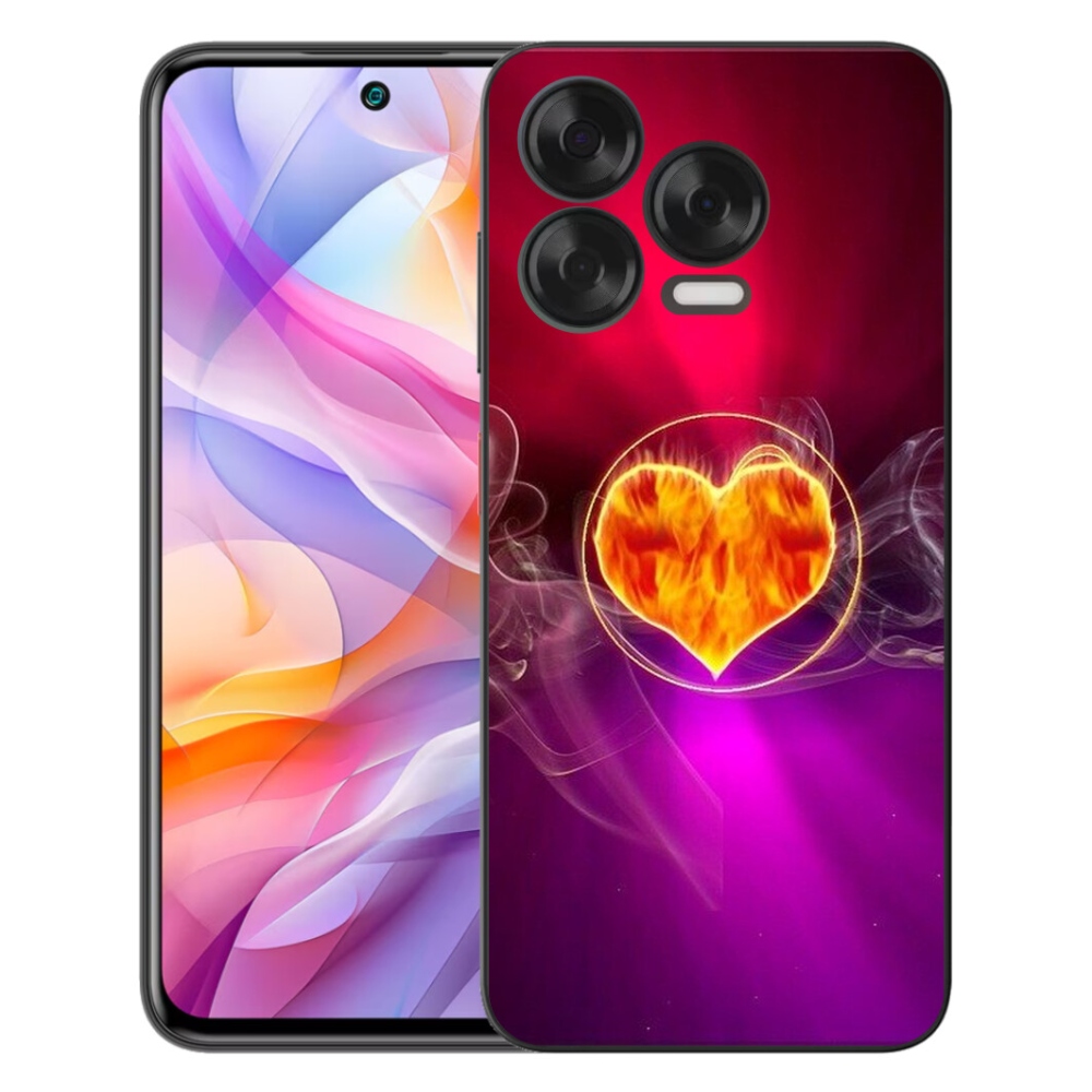 mmCase gélhuzat a ZTE Blade V70 Vita-hoz – tüzes szív