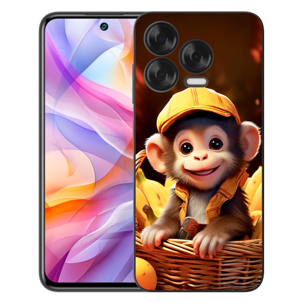mmCase gél tok a ZTE Blade V70 Vita-hoz – majom a kosárban