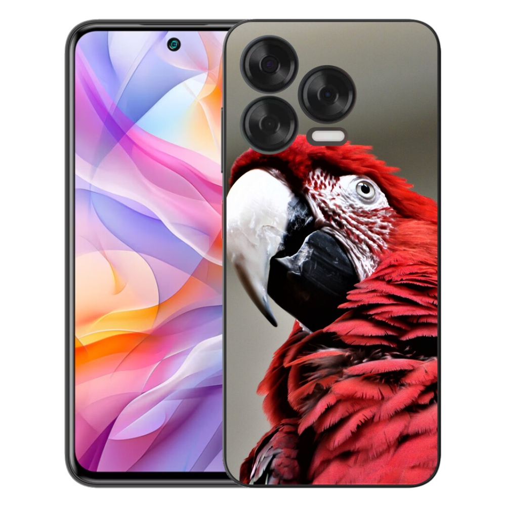 mmCase gél tok a ZTE Blade V70 Vita készülékhez – vörös ara papagáj