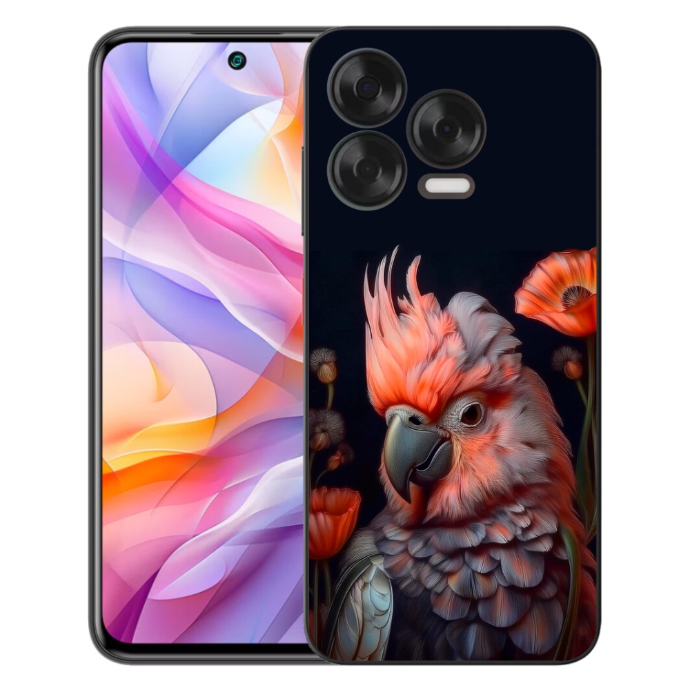 mmCase gél tok a ZTE Blade V70 Vita-hoz – színes kakadu papagáj