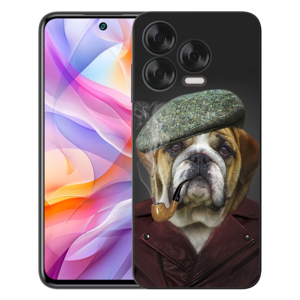 mmCase gél tok a ZTE Blade V70 Vita-hoz – pipázó kutya