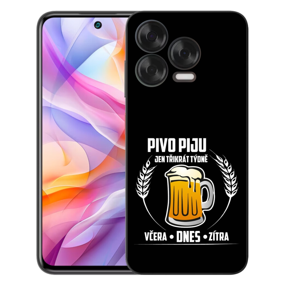 mmCase gél tok a ZTE Blade V70 Vita készülékhez – sörös motívum, fekete háttér