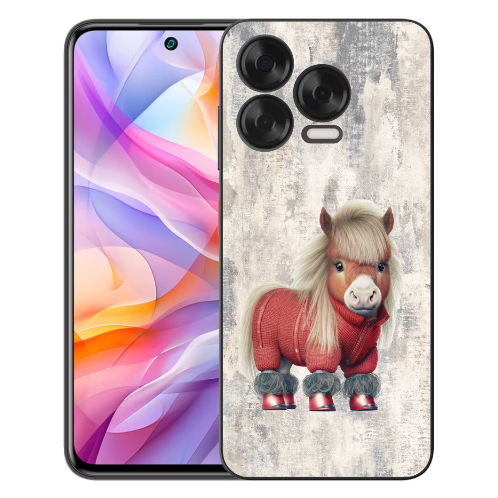 mmCase gél tok a ZTE Blade V70 Vita-hoz – pulóveres póni