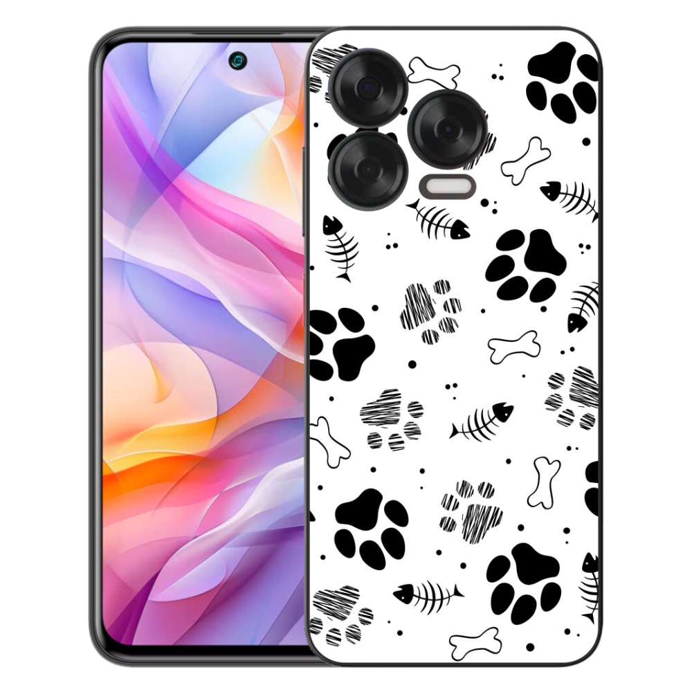 mmCase gél tok a ZTE Blade V70 Vita készülékhez – kutyus mancsok 1