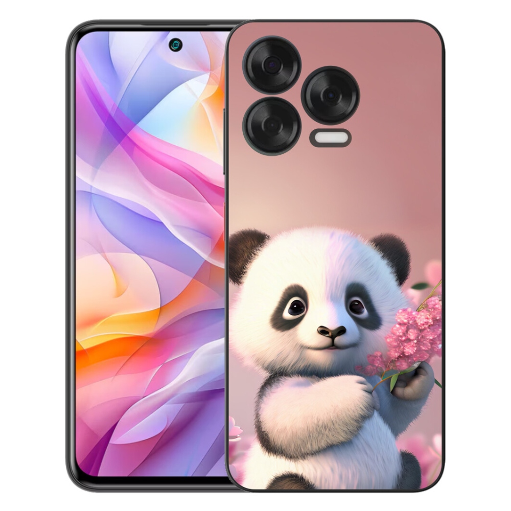 mmCase gél tok a ZTE Blade V70 Vita-hoz – aranyos panda