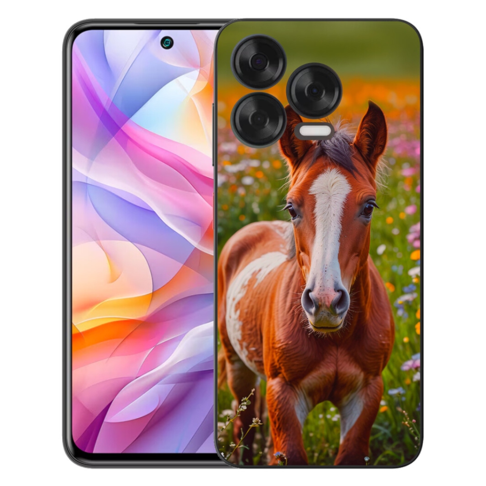 mmCase gél tok a ZTE Blade V70 Vita-hoz – aranyos csikó