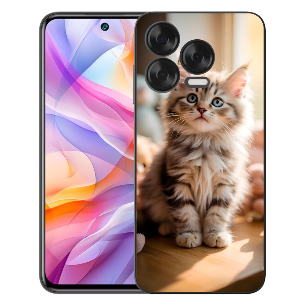 mmCase gél tok a ZTE Blade V70 Vita-hoz – aranyos cica 10