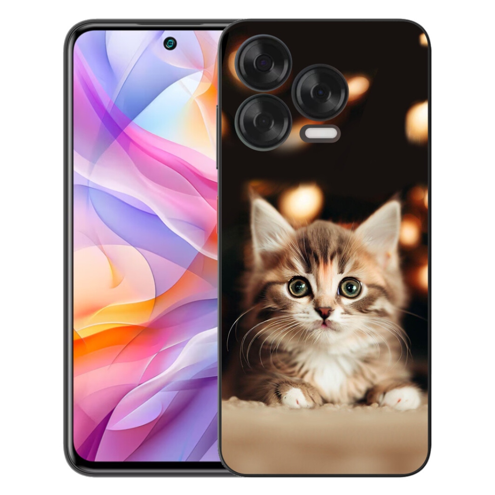 mmCase gél tok a ZTE Blade V70 Vita-hoz – aranyos cica 2