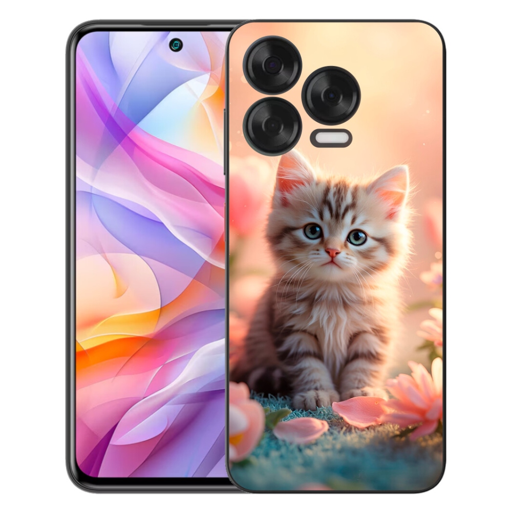 mmCase gél tok a ZTE Blade V70 Vita-hoz – aranyos cica 8