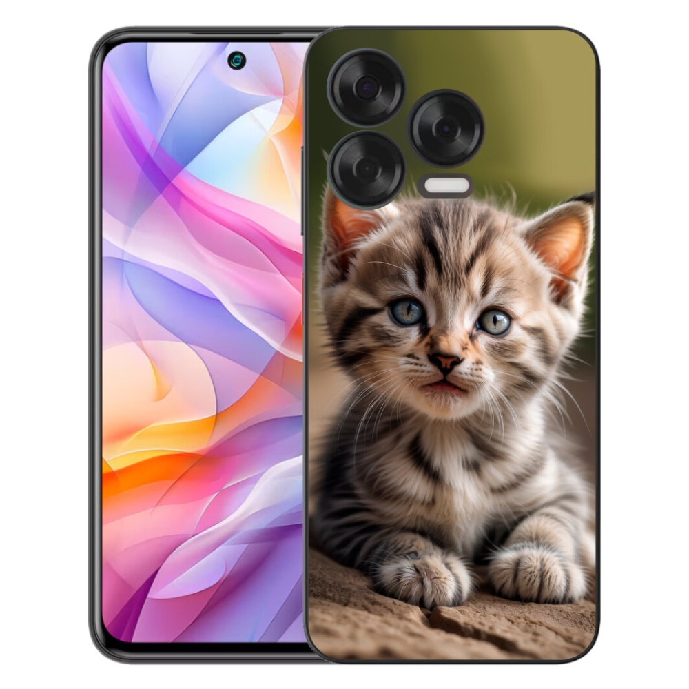 mmCase gél tok a ZTE Blade V70 Vita-hoz – aranyos cica 9