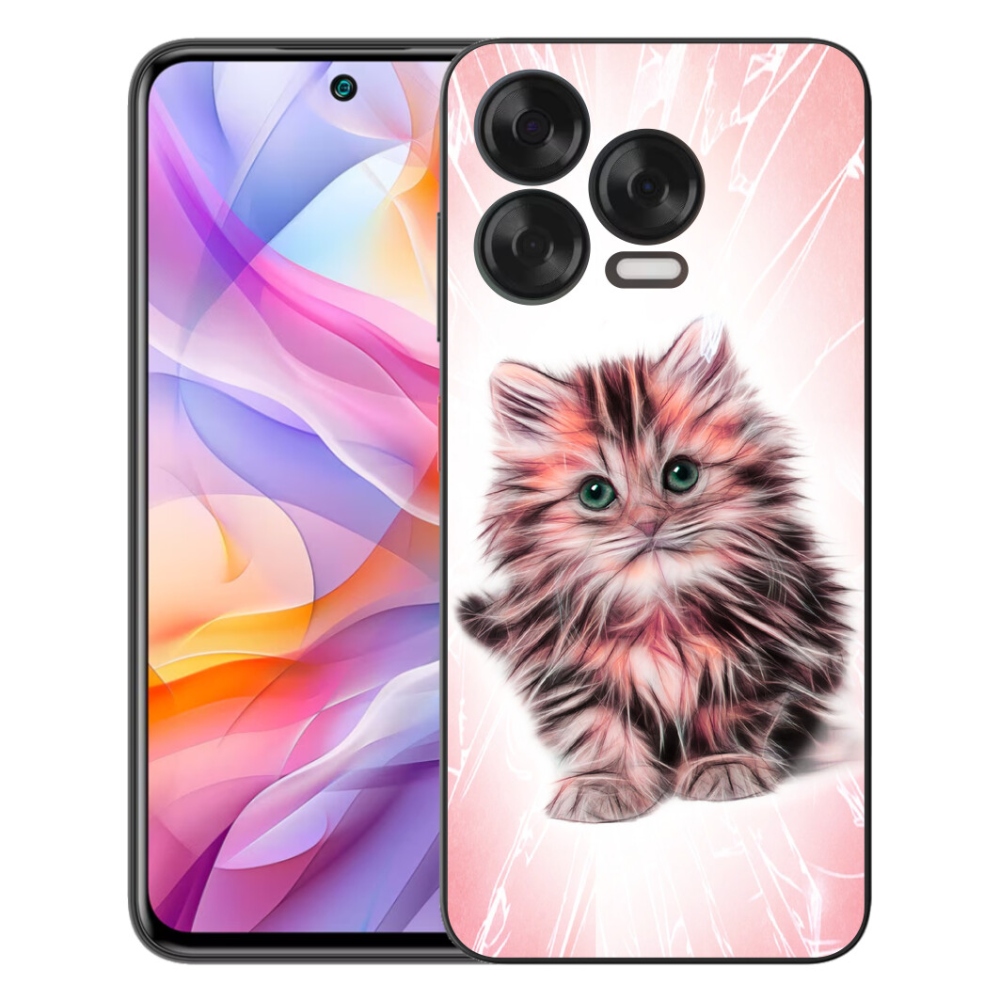 mmCase gél tok a ZTE Blade V70 Vita-hoz – aranyos cica