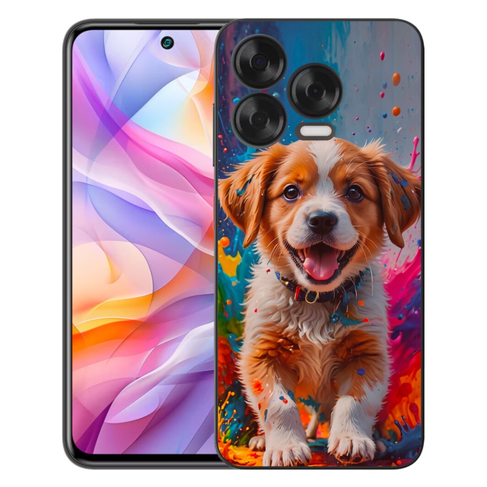 mmCase gél tok a ZTE Blade V70 Vita-hoz – aranyos kiskutya 3