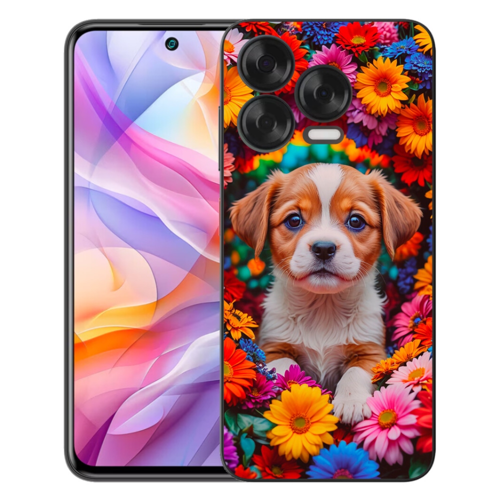 mmCase gél tok a ZTE Blade V70 Vita-hoz – aranyos kiskutya